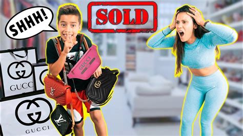 I SOLD MY MOM'S GUCCI ITEMS! PRANK The Royalty Family